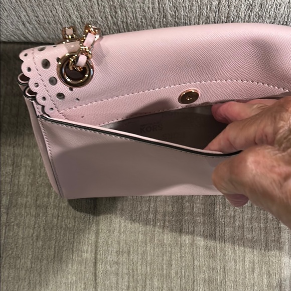 Michael Kors violet Vivian braided chain, Crossbody bag 13 inch or 24 inch drop - Picture 4 of 11